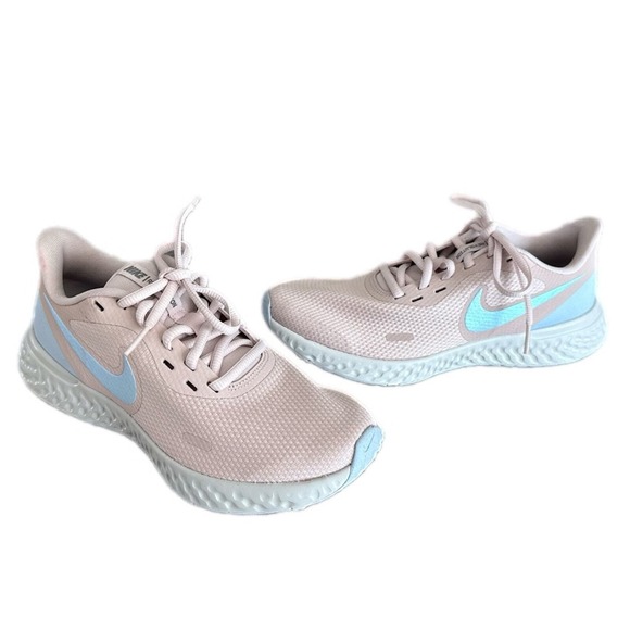 Nike Shoes - Nike Women's Revolution 5 Barely Rose Hydrogen Blue Shoes- size 7